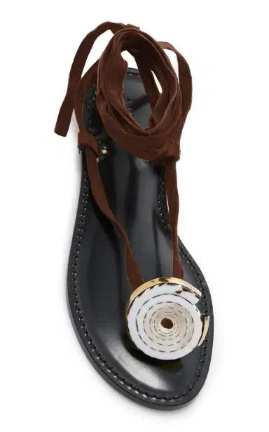 AMANU Exclusive Vamizi Embellished Suede Sandals | Thumbnail 4 AMANU Exclusive Vamizi Embellished Suede Sandals | Thumbnail 4