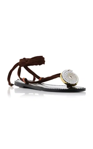 AMANU Exclusive Vamizi Embellished Suede Sandals | Thumbnail 6 AMANU Exclusive Vamizi Embellished Suede Sandals | Thumbnail 6