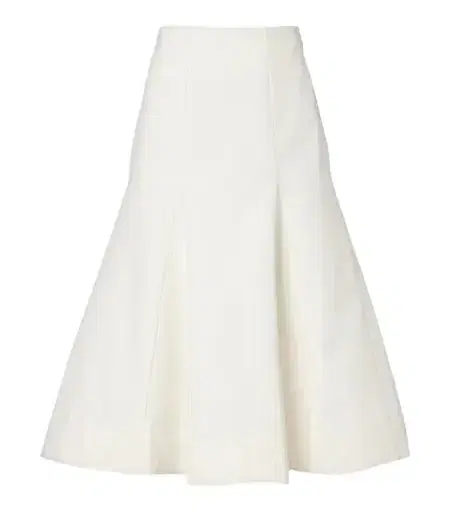 RÓHE Cotton midi skirt