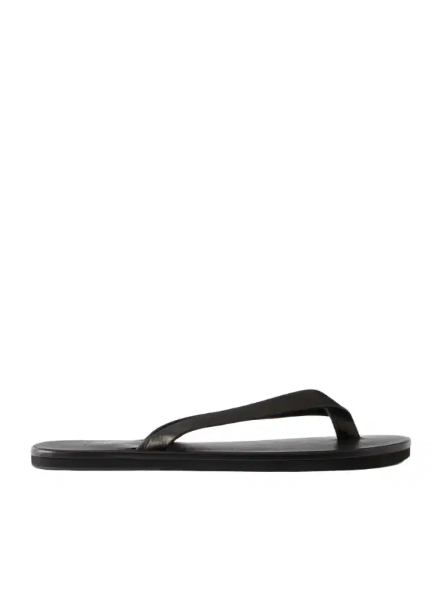 Auralee Leather Flip-Flops