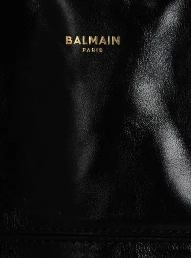 Balmain Track Zips calfskin tote bag | Thumbnail 5