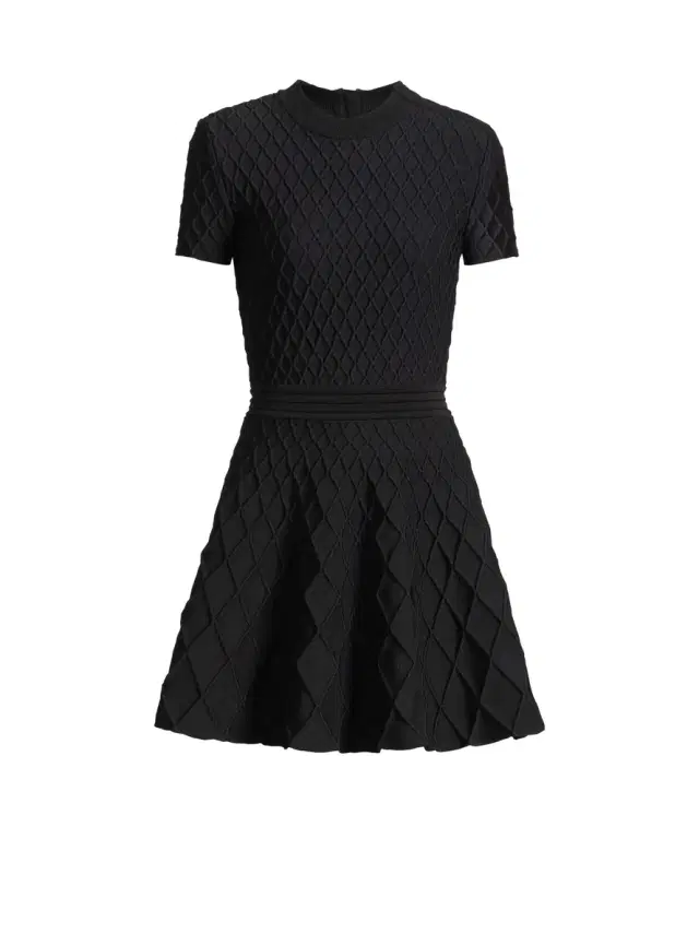 Balmain Flared knit dress