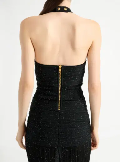 Balmain Long Fléchage knit dress | Thumbnail 4