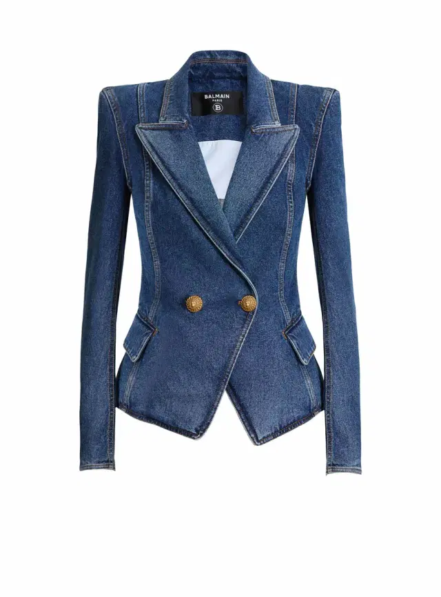 Denim 2-button jacket