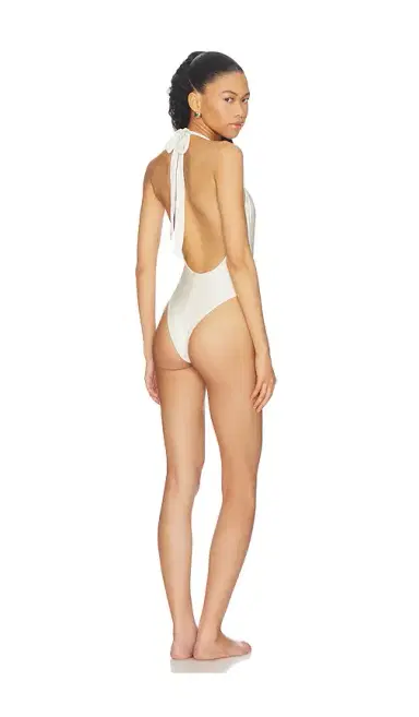 Frankies Bikinis X Paige Lorenze Tommy Satin One Piece | Thumbnail 1 Frankies Bikinis X Paige Lorenze Tommy Satin One Piece | Thumbnail 1