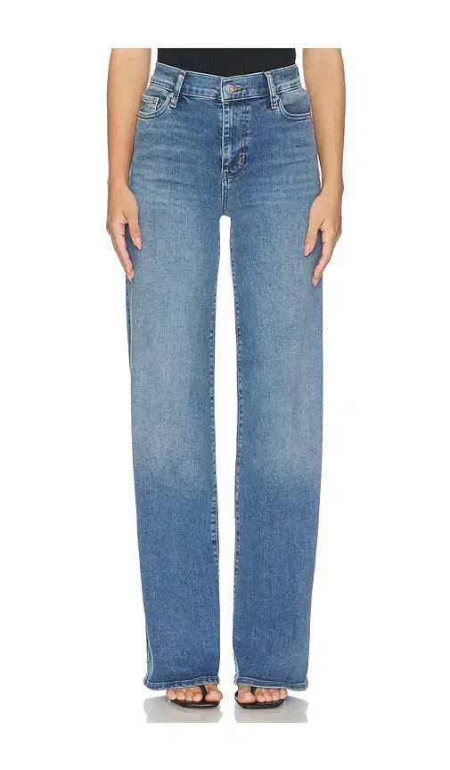 FRAME Le Slim Palazzo Long Jeans