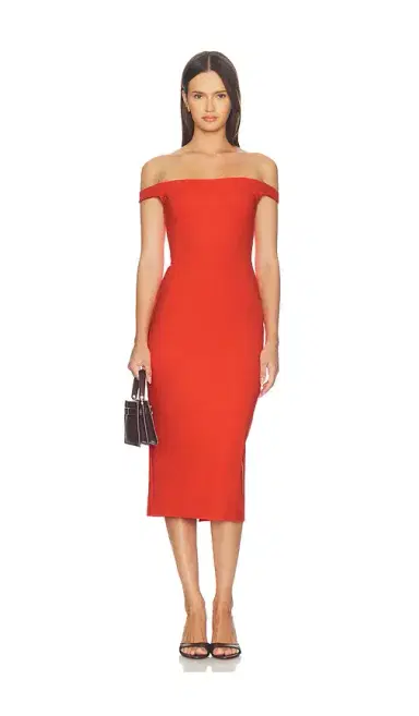 Amanda Uprichard Nico Midi Dress | Thumbnail 1 Amanda Uprichard Nico Midi Dress | Thumbnail 1