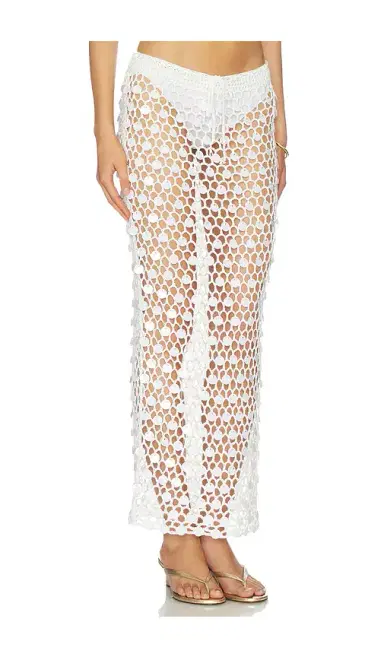 superdown Dinah Crochet Maxi Skirt | Thumbnail 2