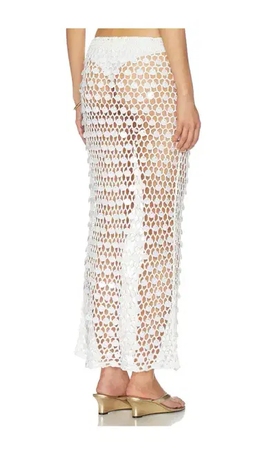 superdown Dinah Crochet Maxi Skirt | Thumbnail 4