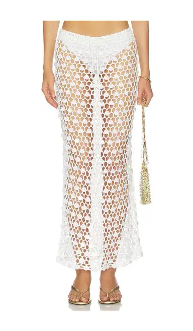 superdown Dinah Crochet Maxi Skirt | Thumbnail 1