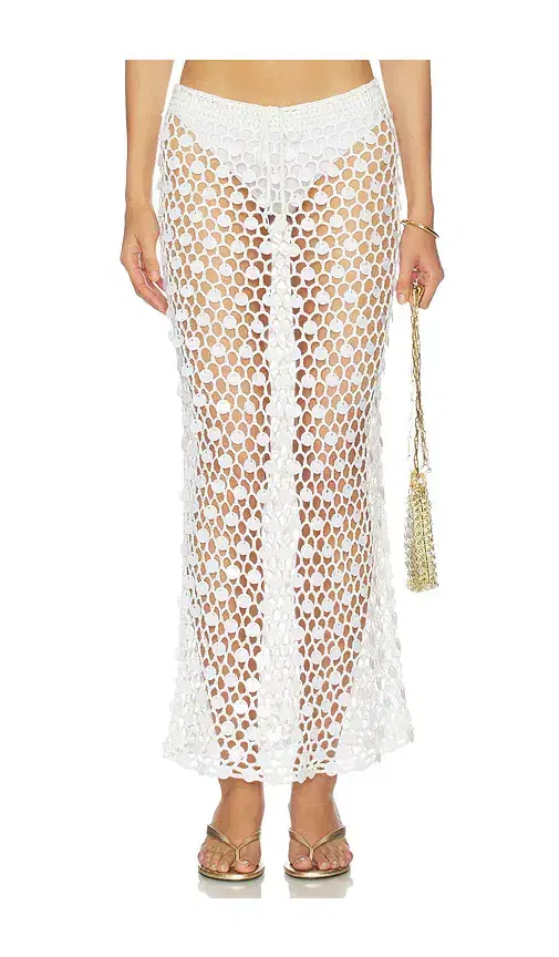 Dinah Crochet Maxi Skirt