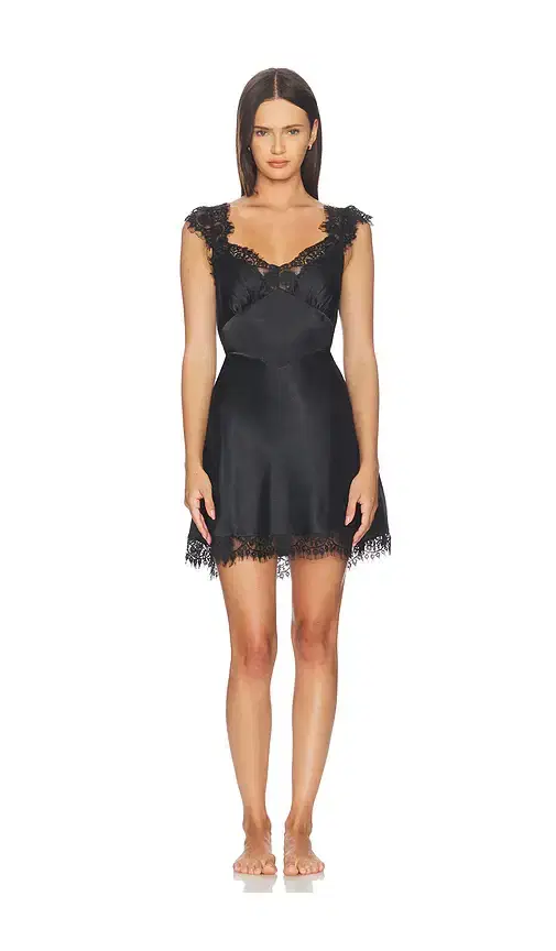 homebodii Amba Lace Slip Dress