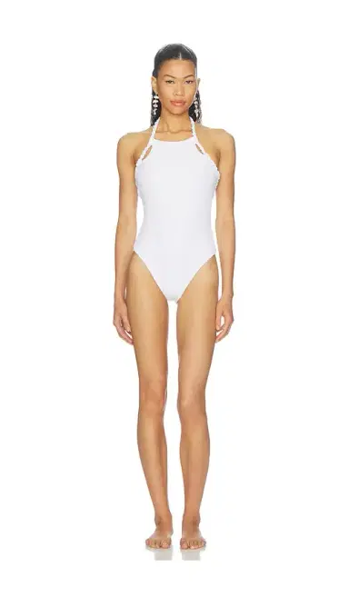 Nau Bikinis Rope Solid Halterneck One Piece | Thumbnail 2