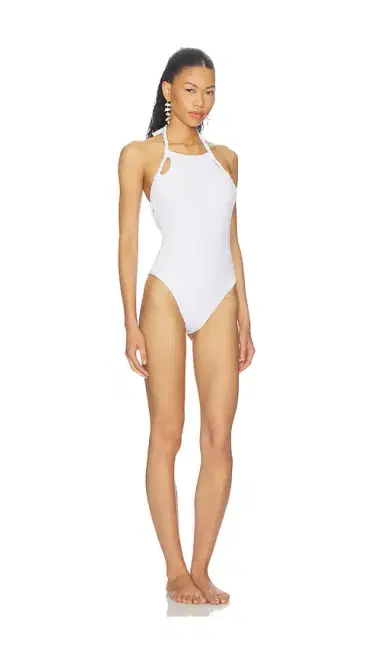 Nau Bikinis Rope Solid Halterneck One Piece | Thumbnail 3