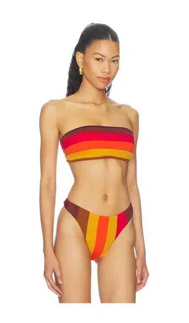 Nau Bikinis Golden Hour Bandeau Bikini Top | Thumbnail 2 Nau Bikinis Golden Hour Bandeau Bikini Top | Thumbnail 2