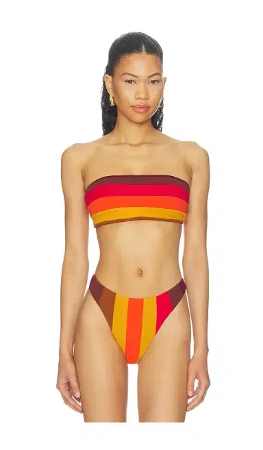 Nau Bikinis Golden Hour Bandeau Bikini Top | Thumbnail 1 Nau Bikinis Golden Hour Bandeau Bikini Top | Thumbnail 1