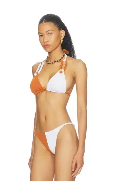 Nau Bikinis Lola Colorblock Triangle Bikini Top | Thumbnail 3 Nau Bikinis Lola Colorblock Triangle Bikini Top | Thumbnail 3