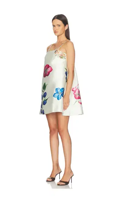 LA FUORI Iris Of The Sapphire Garden Mini Dress | Thumbnail 3