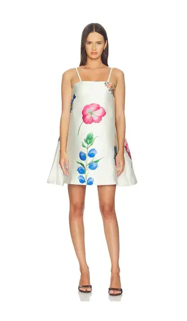 LA FUORI Iris Of The Sapphire Garden Mini Dress | Thumbnail 1