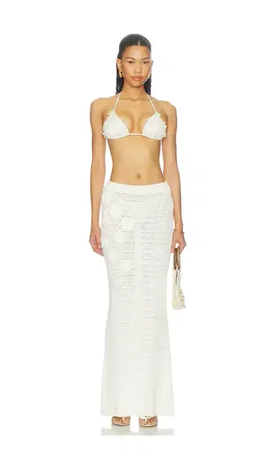 MORE TO COME Tirzah Crochet Maxi Skirt | Thumbnail 5