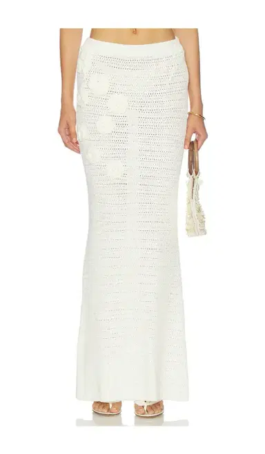 MORE TO COME Tirzah Crochet Maxi Skirt | Thumbnail 1