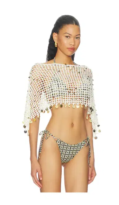 superdown Maris Crochet Poncho | Thumbnail 2