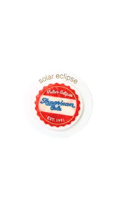 Solar Eclipse Hand-Painted Americana Cola Grip Charm | Thumbnail 1 Solar Eclipse Hand-Painted Americana Cola Grip Charm | Thumbnail 1