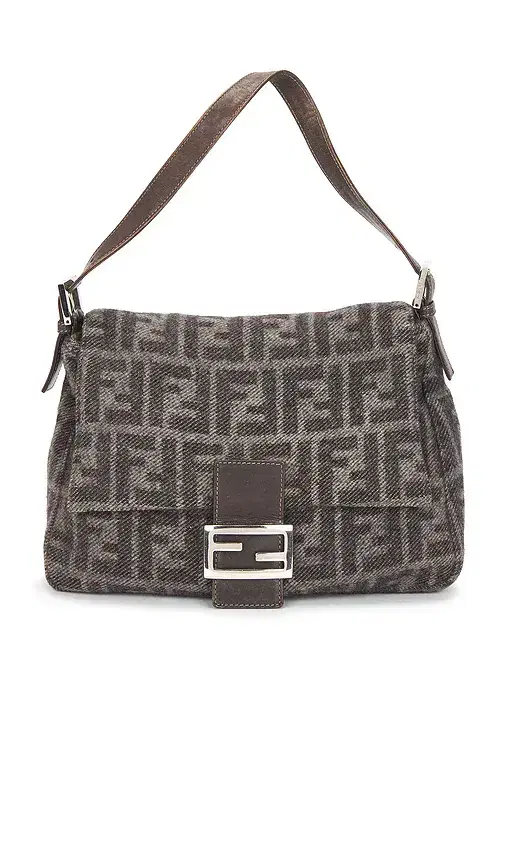 FWRD Renew Fendi Zucca Mama Forever Baguette Shoulder Bag