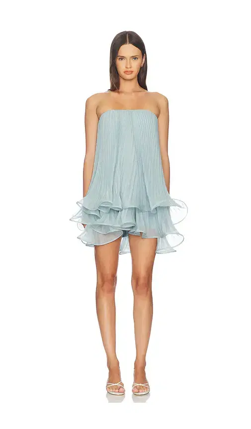 Dalia Pleated Baby Doll Dress
