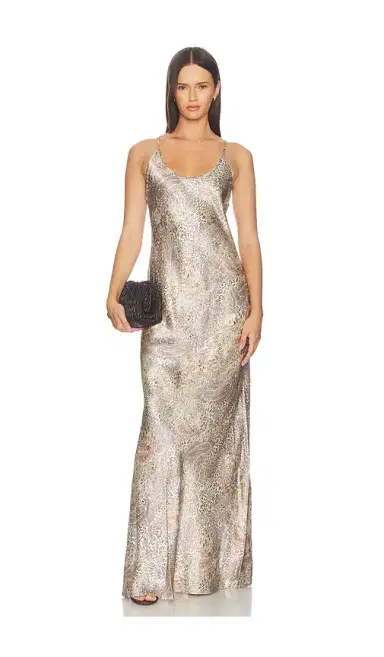 L'Agence Charmaine U Neck Gown | Thumbnail 1