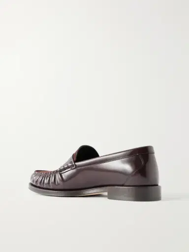 Brunello Cucinelli Suede Penny Loafers - Men | Thumbnail 4