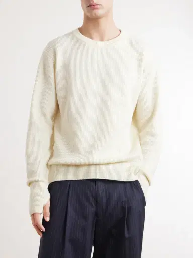 Barena Ribbed Virgin Wool Sweater - Men | Thumbnail 3