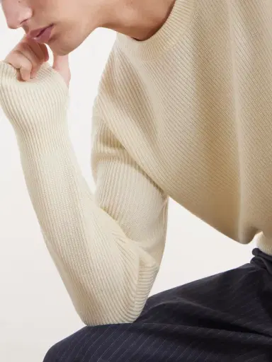 Barena Ribbed Virgin Wool Sweater - Men | Thumbnail 5
