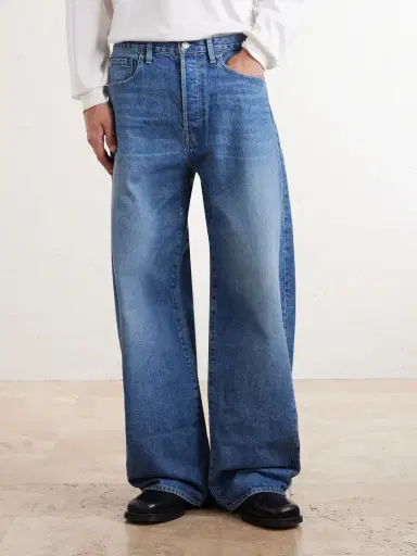 ssstein Deformation Panelled Wide-Leg Jeans - Men | Thumbnail 3