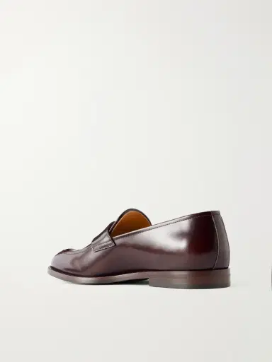 Brunello Cucinelli Leather Penny Loafers - Men | Thumbnail 4