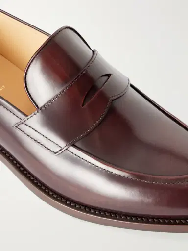 Brunello Cucinelli Leather Penny Loafers - Men | Thumbnail 5
