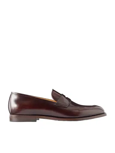 Brunello Cucinelli Leather Penny Loafers - Men | Thumbnail 1