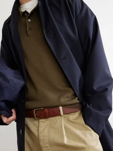 A.P.C. Riou Virgin Wool Polo Shirt - Men | Thumbnail 5 A.P.C. Riou Virgin Wool Polo Shirt - Men | Thumbnail 5