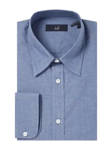 dunhill Cotton-Chambray Shirt - Men | Thumbnail 1 dunhill Cotton-Chambray Shirt - Men | Thumbnail 1