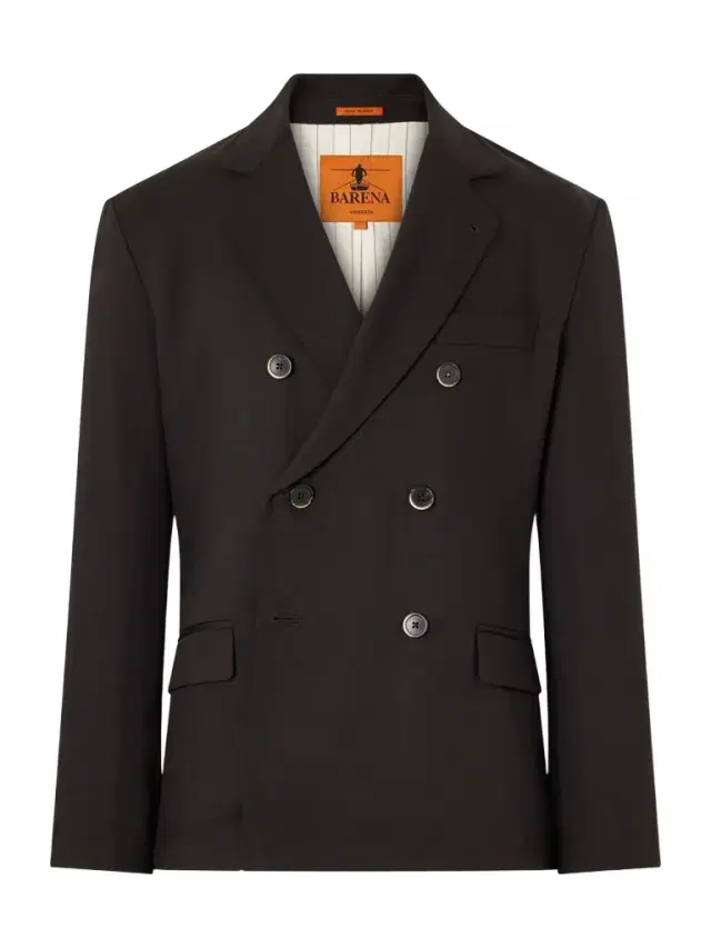 Barena Double-Breasted Virgin Wool-Gabardine Blazer - Men
