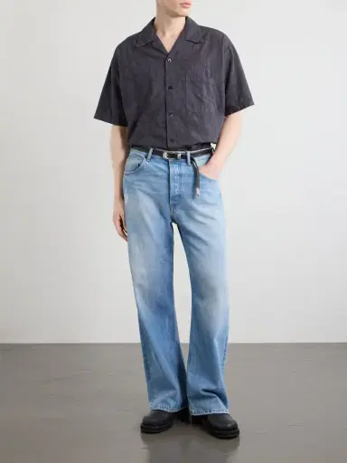 Neighborhood Camp-Collar Cotton-Jacquard Shirt - Men | Thumbnail 2