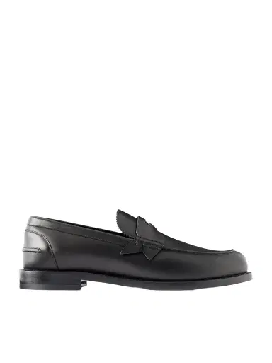 Christian Louboutin The Plato Logo-Embellished Leather Penny Loafers - Men | Thumbnail 1