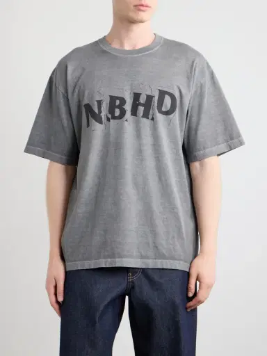 Neighborhood Logo-Print Cotton-Jersey T-Shirt - Men | Thumbnail 3 Neighborhood Logo-Print Cotton-Jersey T-Shirt - Men | Thumbnail 3
