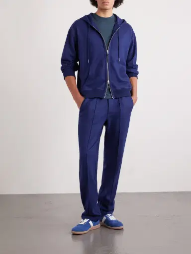 Tom Ford Straight-Leg Pintucked Cashmere Sweatpants - Men | Thumbnail 2