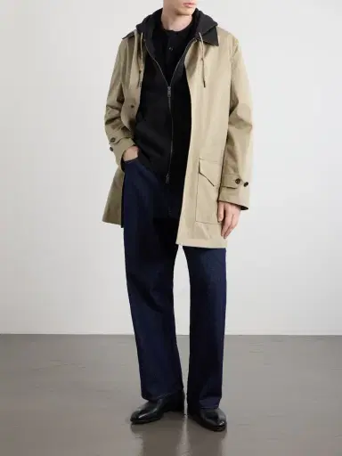 Burberry Logo-Embroidered Cotton-Jersey Zip-Up Hoodie - Men | Thumbnail 2