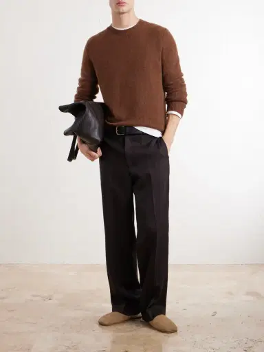 Barena Straight-Leg Wool-Gabardine Suit Trousers - Men | Thumbnail 2 Barena Straight-Leg Wool-Gabardine Suit Trousers - Men | Thumbnail 2