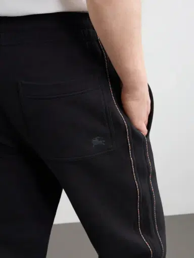 Burberry Tapered Checked Cotton-Jersey Sweatpants - Men | Thumbnail 5 Burberry Tapered Checked Cotton-Jersey Sweatpants - Men | Thumbnail 5