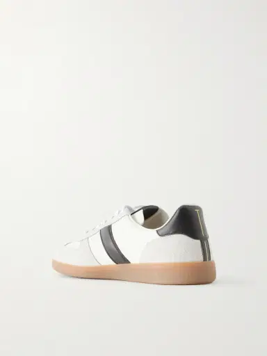 Tom Ford Archer Suede and Leather Sneakers - Men | Thumbnail 4