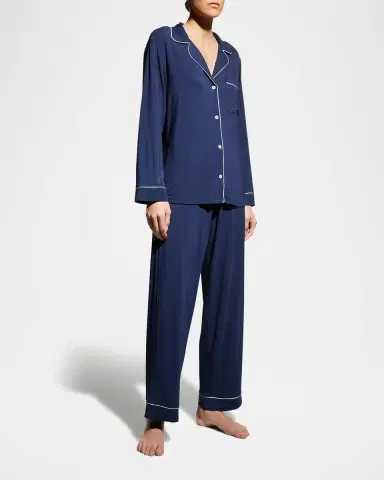 Eberjey Gisele Long Pajama Set | Thumbnail 4 Eberjey Gisele Long Pajama Set | Thumbnail 4