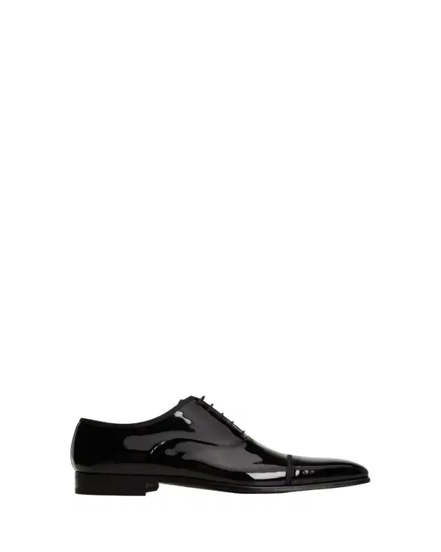 Magnanni Men's Jadiel Patent Cap-Toe Oxfords